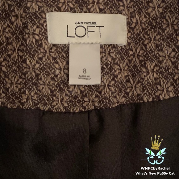 Ann Taylor Loft Tweed Wool Blazer, Medium - Picture 7 of 9